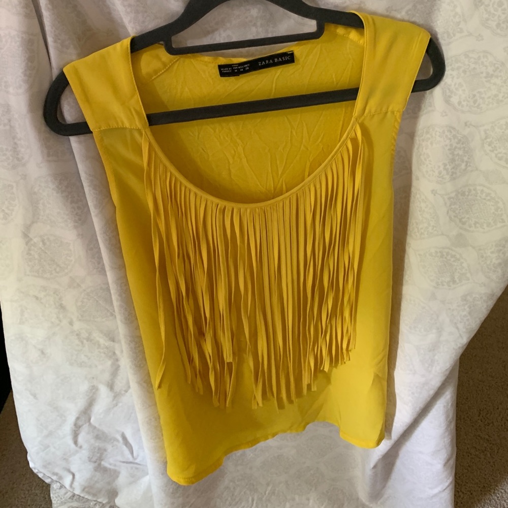Yellow tank